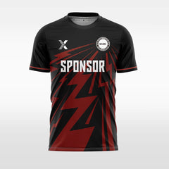 XTeamwear Soccer Uniforms red / S Ten Thousand Thunderbolts- Custom Design Soccer Jersey for Men Sublimation
