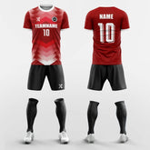 XTeamwear Soccer Uniforms Red / S Thrust-Custom Soccer Jerseys Kit Sublimated Design