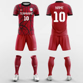 XTeamwear Soccer Uniforms Red / S Wonderland - Custom Sublimation Short Sleeve Soccer Kits