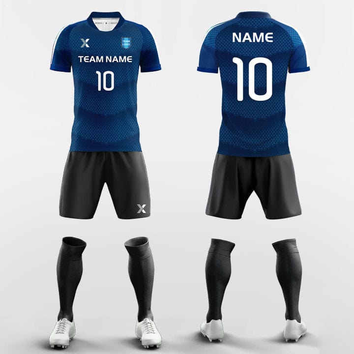 XTeamwear Soccer Uniforms Retro Chevron - Custom Soccer Jerseys Kit for High School