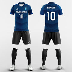 XTeamwear Soccer Uniforms Retro Chevron - Custom Soccer Jerseys Kit for High School