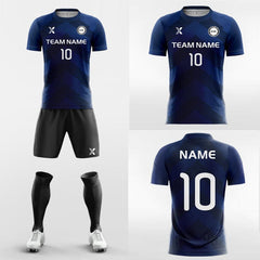 XTeamwear Soccer Uniforms Retro Chevron - Custom Soccer Jerseys Kit Sublimated for League