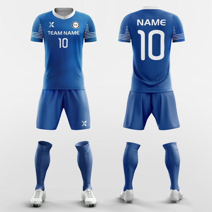 XTeamwear Soccer Uniforms Retro Simple - Custom Soccer Jerseys Kit Sublimated for League