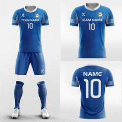 XTeamwear Soccer Uniforms Retro Simple - Custom Soccer Jerseys Kit Sublimated for League