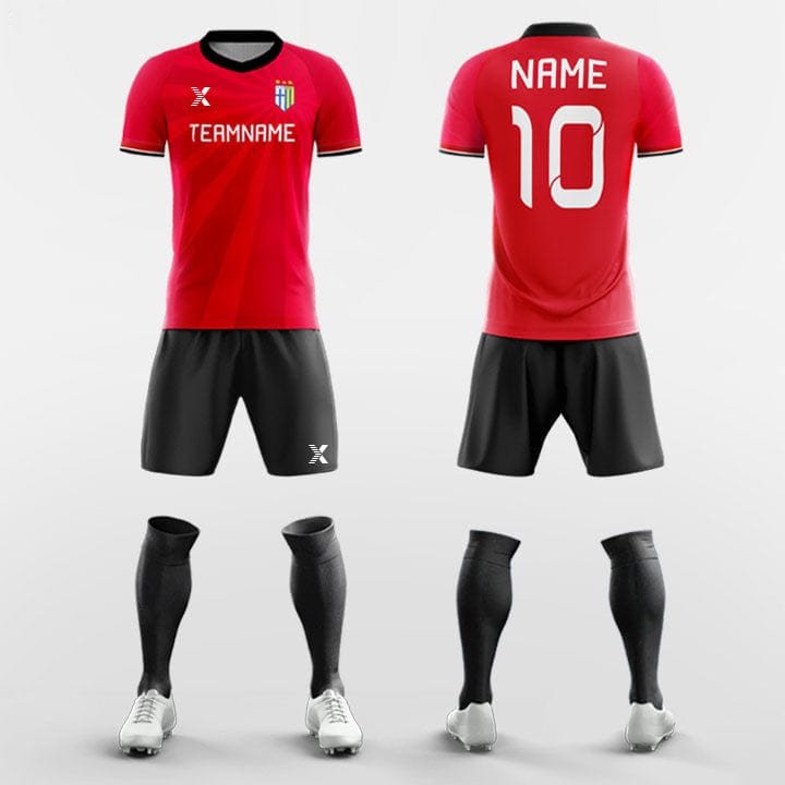 XTeamwear Soccer Uniforms Sunlight - Custom Soccer Jerseys Kit Sublimated for High School