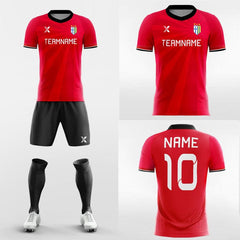 XTeamwear Soccer Uniforms Sunlight - Custom Soccer Jerseys Kit Sublimated for High School