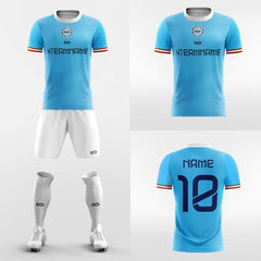 XTeamwear Soccer Uniforms Superman-Custom Soccer Jerseys Kit Sublimated Design