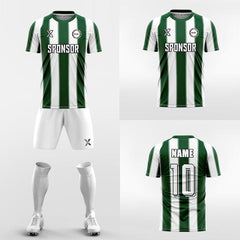 XTeamwear Soccer Uniforms Three-color ribbon- Custom Soccer Jerseys Kit Sublimated for Team