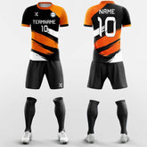 XTeamwear Soccer Uniforms Tiger Pattern-Custom Soccer Jerseys Kit Sublimated Design