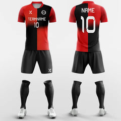 XTeamwear Soccer Uniforms Two Tone-Custom Soccer Jerseys Kit Sublimated Design