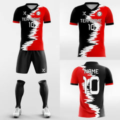 XTeamwear Soccer Uniforms Two Tone - Custom Soccer Jerseys Kit Sublimated Design
