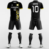 XTeamwear Soccer Uniforms Vintage Champion - Custom Soccer Jerseys Kit Black Design