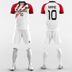 XTeamwear Soccer Uniforms Vintage - Custom Soccer Jerseys Kit Sublimated for School
