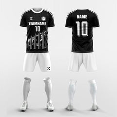 XTeamwear Soccer Uniforms Wave - Custom Soccer Jerseys Kit Sublimated Design