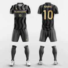 XTeamwear Soccer Uniforms Wave - Custom Soccer Jerseys Kit Sublimated for School
