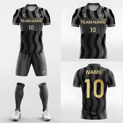 XTeamwear Soccer Uniforms Wave - Custom Soccer Jerseys Kit Sublimated for School