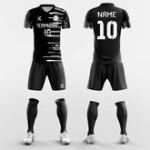 XTeamwear Soccer Uniforms White Ink Stripe - Custom Soccer Jerseys Kit Sublimated Design