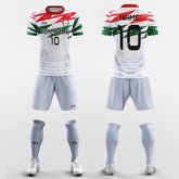 XTeamwear Soccer Uniforms White / S Christmas Celebrate - Custom Sublimation Short Sleeve Soccer Kits