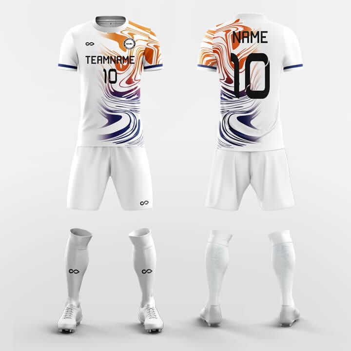 XTeamwear Soccer Uniforms White / S Dream River-Custom Soccer Jerseys Kit Sublimated Design