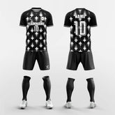 XTeamwear Soccer Uniforms White / S Four Pointed Star - Custom Soccer Jerseys Kit Sublimated Design