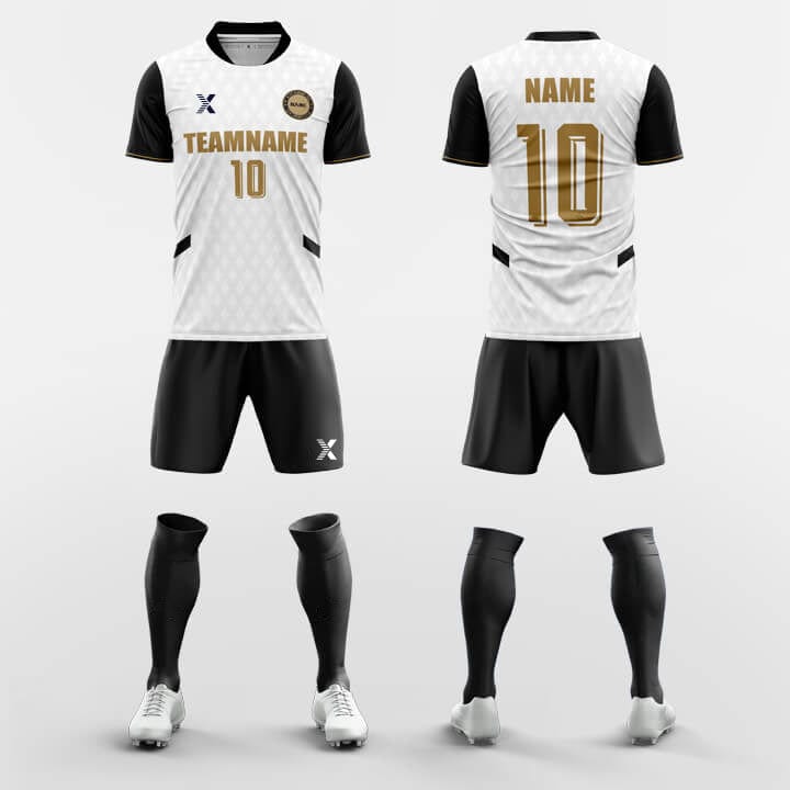 XTeamwear Soccer Uniforms White / S Panda - Sublimated Design Custom Soccer Jerseys Set