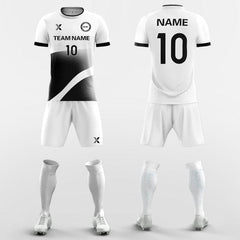 XTeamwear Soccer Uniforms White / S Shadow - Custom Soccer Jerseys Kit Sublimated for High School