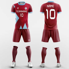 XTeamwear Soccer Uniforms Wild - Custom Soccer Jerseys Kit Sublimated Design