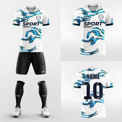 XTeamwear Soccer Uniforms Windows - Sublimated Design Custom Soccer Jerseys Set