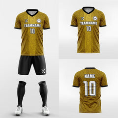 XTeamwear Soccer Uniforms XTeamwear Custom Soccer Kit – Snake Texture Crew Neck Jersey Set