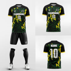 XTeamwear Soccer Uniforms yellow / S Custom Soccer Kit – Shattered Geometric Print & Modern Fit (Jersey, Shorts & Socks)