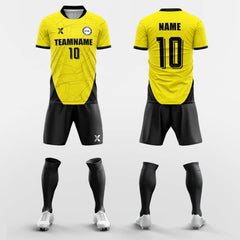 XTeamwear Soccer Uniforms Yellow / S Merit-Custom Soccer Jerseys Kit Sublimated Design