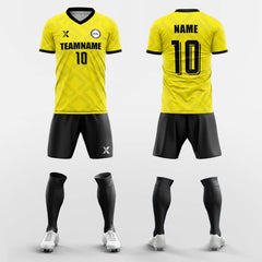 XTeamwear Soccer Uniforms Yellow / S Notion-Custom Soccer Jerseys Kit Sublimated Design