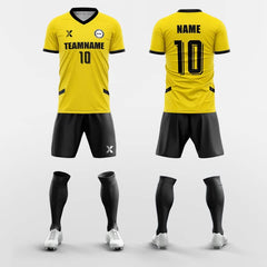 XTeamwear Soccer Uniforms Yellow / S Pacify-Custom Soccer Jerseys Kit Sublimated Design