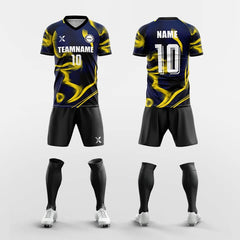 XTeamwear Soccer Uniforms Yellow / S Sand 2 - Custom Soccer Jerseys Kit Sublimated Design