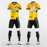 XTeamwear Soccer Uniforms Yellow / S Tabby - Custom Soccer Jerseys Kit Sublimated for Team