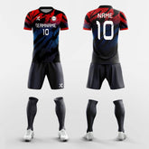 XTeamwear Soccer Uniforms Zebra Stripe-Custom Soccer Jerseys Kit Sublimated Design