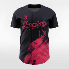 XTeamwear Solar Flare - Customized Men's Sublimated Button Down Baseball Jersey