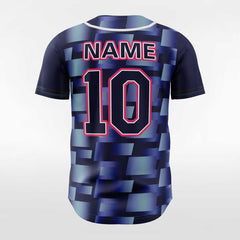 XTeamwear Three-Dimensional Space - Customized Men's Sublimated Button Down Baseball Jersey