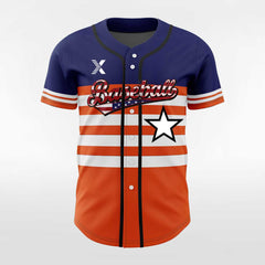 XTeamwear Tomorrow's Stars - Customized Men's Sublimated Button Down Baseball Jersey