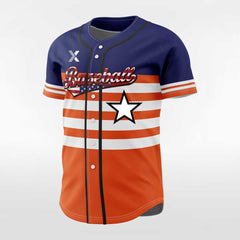 XTeamwear Tomorrow's Stars - Customized Men's Sublimated Button Down Baseball Jersey