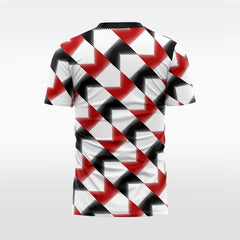 XTeamwear Two-color zebra stripes - Custom Design Soccer Jersey for Men Sublimation