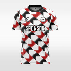 XTeamwear Two-color zebra stripes - Custom Design Soccer Jersey for Men Sublimation