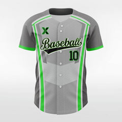 XTeamwear Ultra Modern - Customized Men's Sublimated Button Down Baseball Jersey