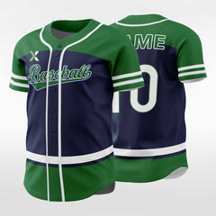 XTeamwear Varanid - Customized Men's Sublimated Button Down Baseball Jersey