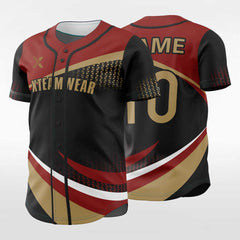 XTeamwear Victory Road - Customized Men's Sublimated Button Down Baseball Jersey