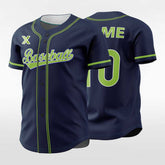XTeamwear Wilderness - Customized Men's Sublimated Button Down Baseball Jersey