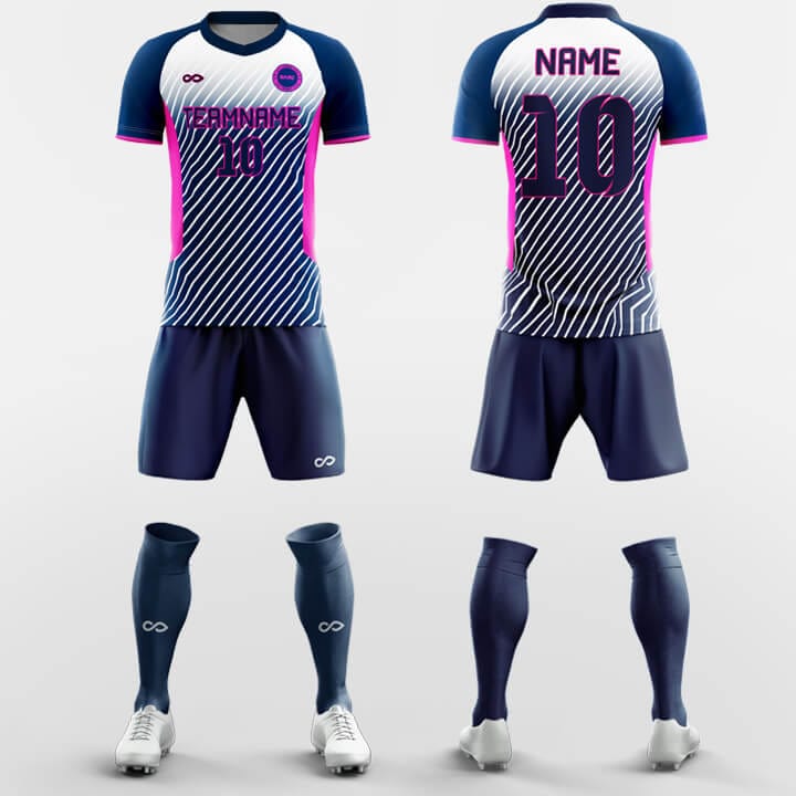 Design Pink Soccer Jerseys, Pink Football Uniforms Print-XTeamwear