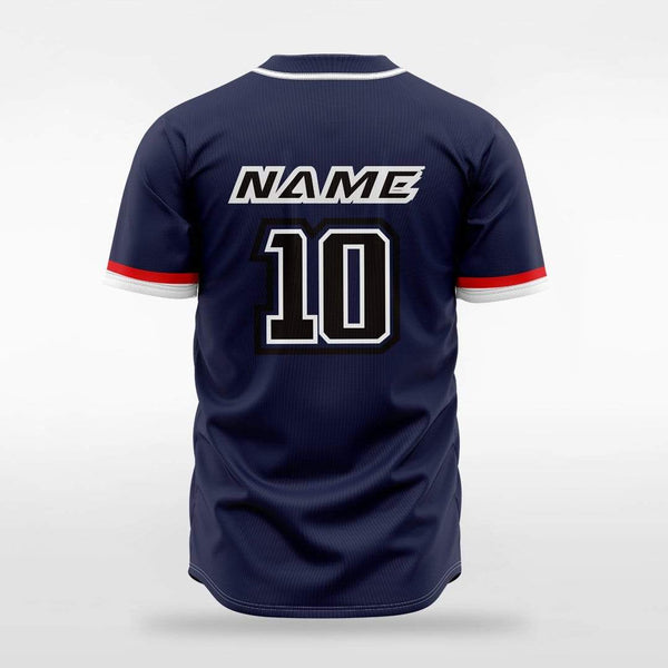 Classic2-Customized Sublimated Button Down Baseball Jersey-XTeamwear