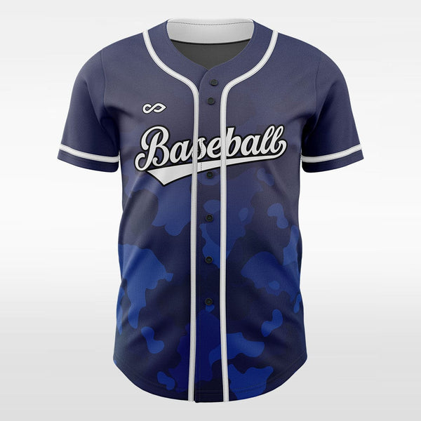 Black Square-Custom Sublimated Button Down Baseball Jersey-XTeamwear