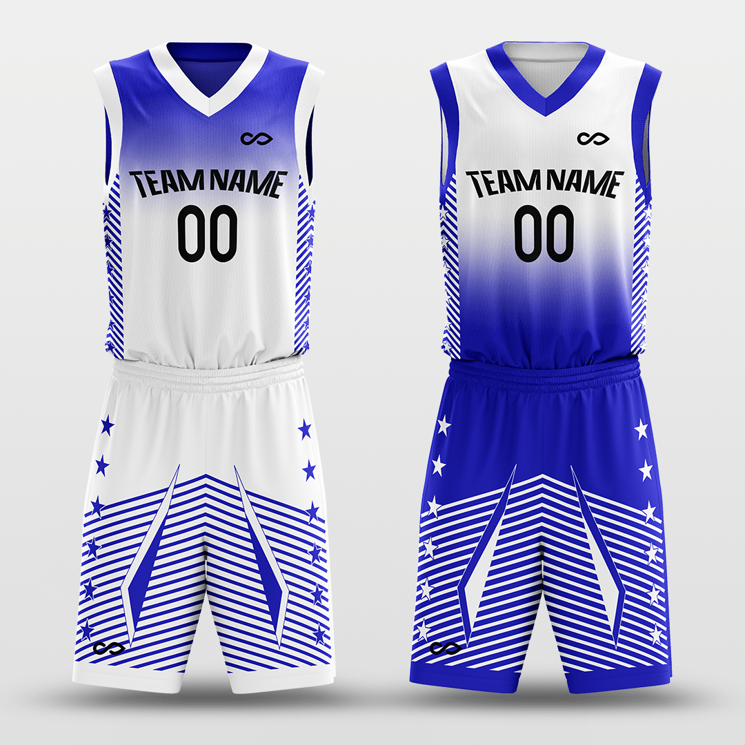 2023 Sublimated Custom Team Basketball Uniform Design Mesh Men